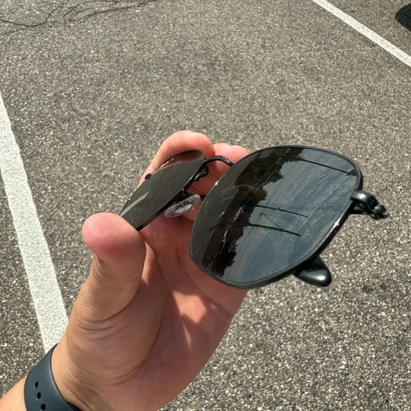 Ray-Ban Unisex Polarized Sunglasses, RB3548N HEXAGONAL WASHED EVOLVE